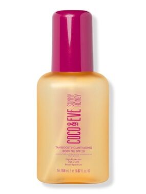 COCO & EVE Sunny Honey Tan-Boosting Body Oil — Pink & Gold